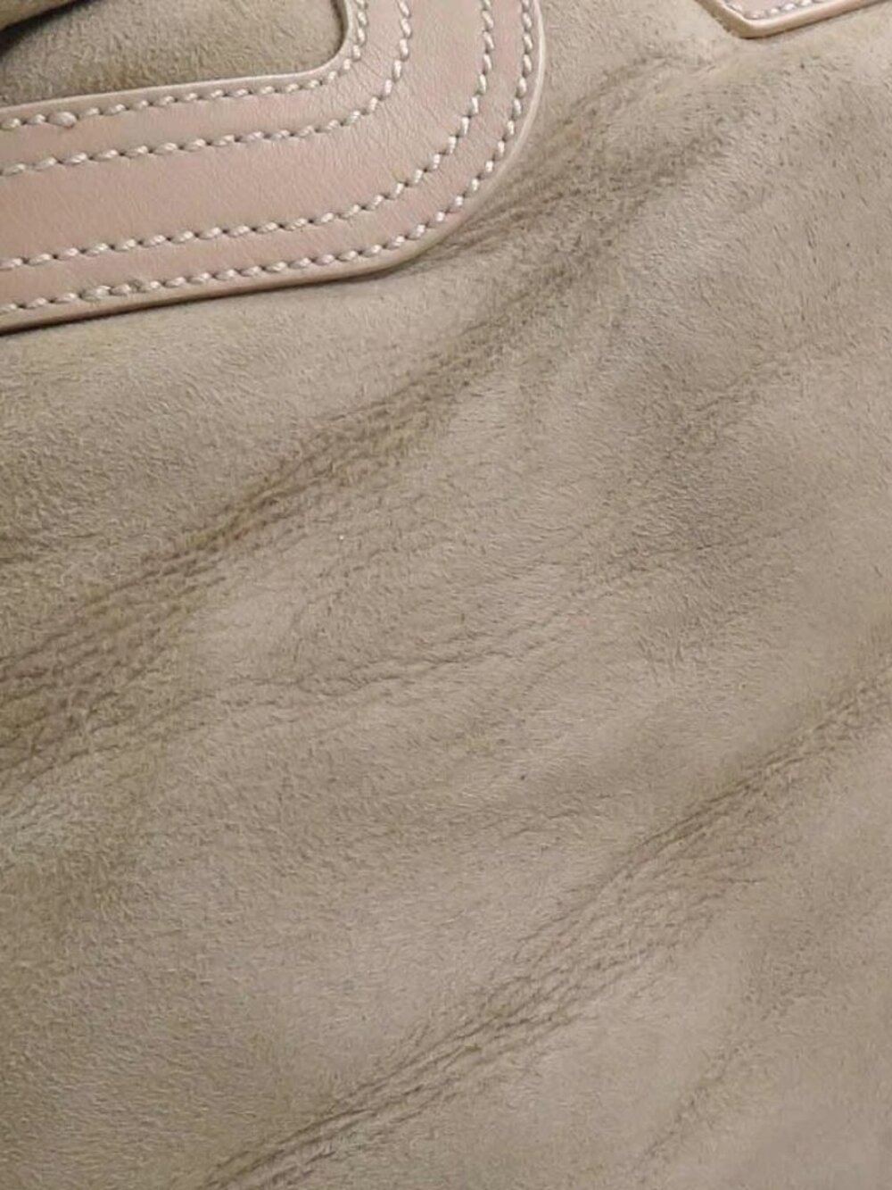 Auth Salvatore Ferragamo Shoulder Bag Beige/Pink Beige Mutton fur - Picture 10 of 16